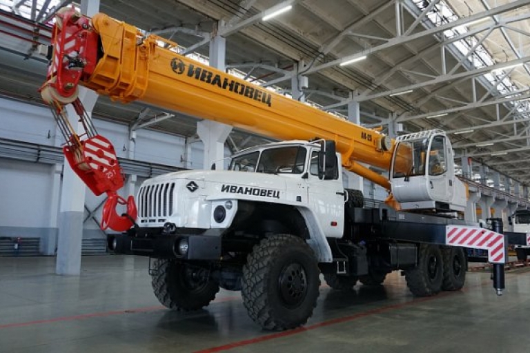 Аренда автокранов Ивановец
